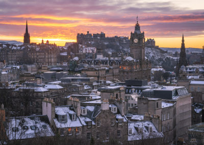 Winter Sunset from Calton Hill